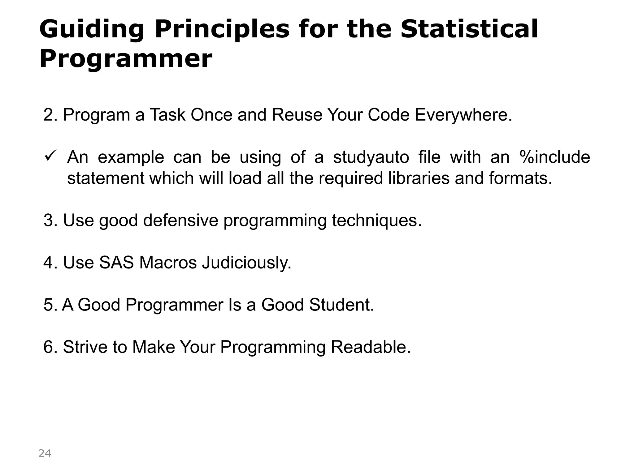 A Roadmap for SAS Programmers to Clinical Statistical Programming | PPT