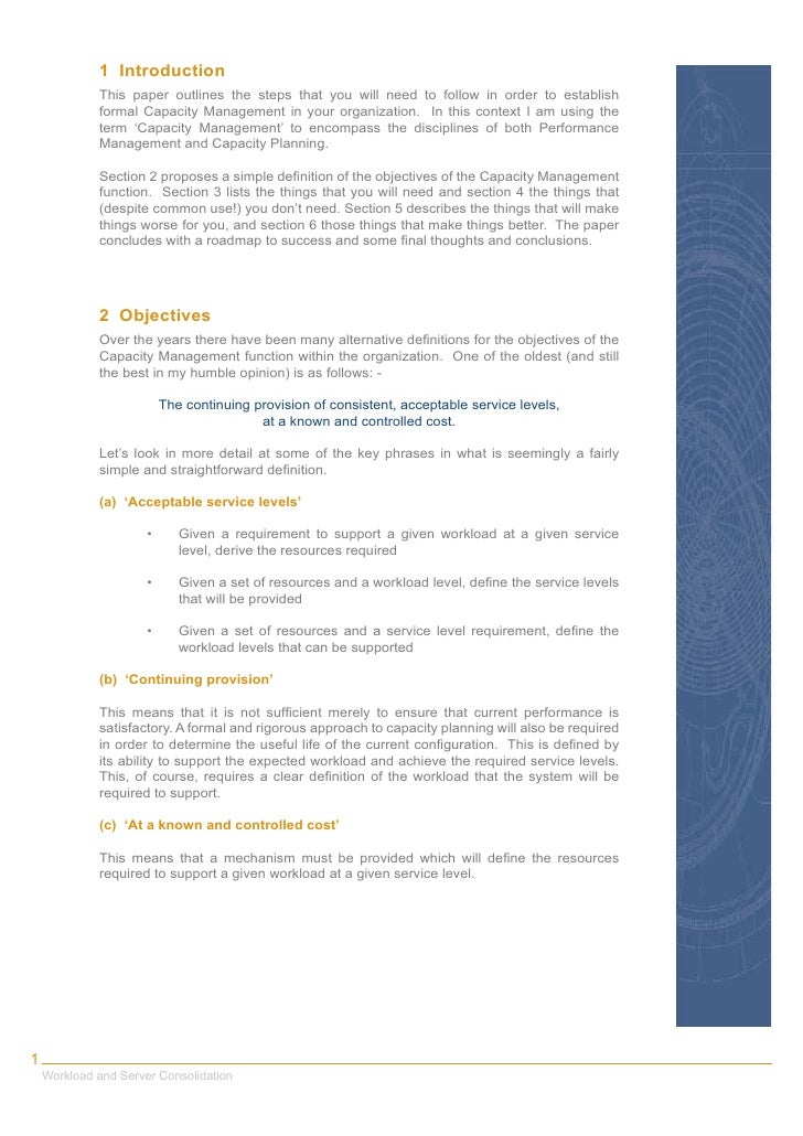 A Roadmap To Success In Capacity Management A Roadmap To Success In Capacity Management