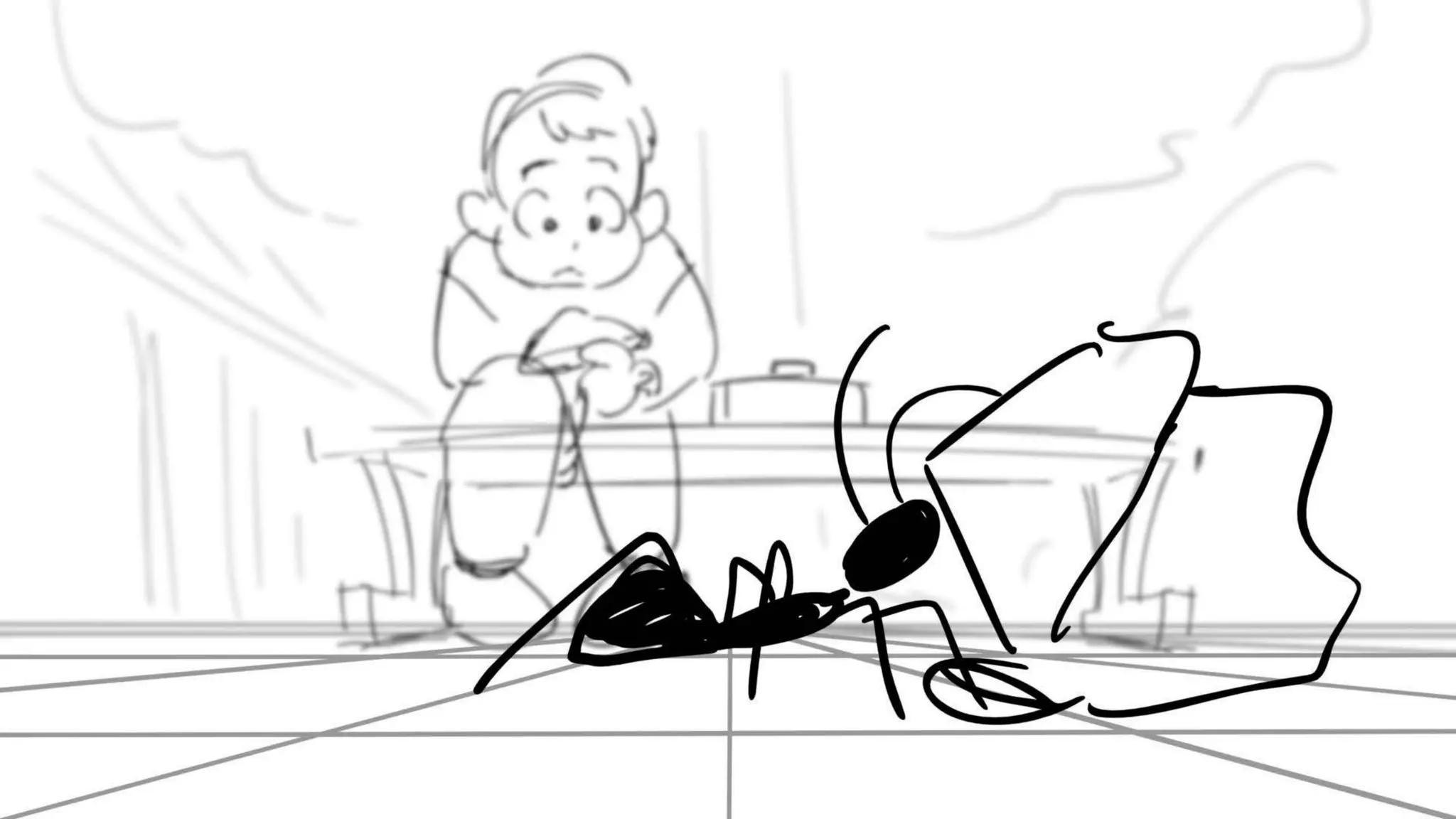 A Robot who likes Ants