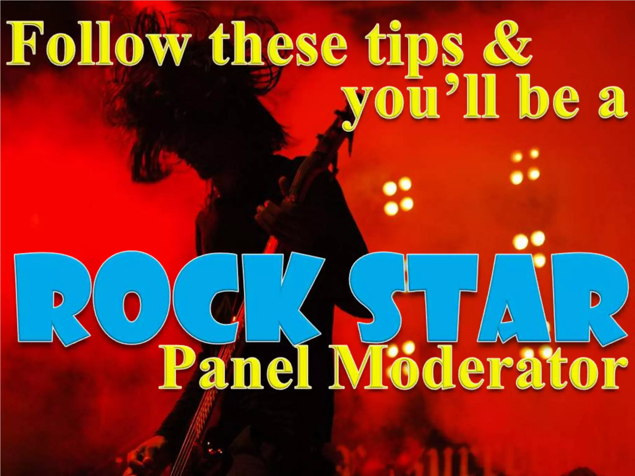 Ask audience to complete electronic
 