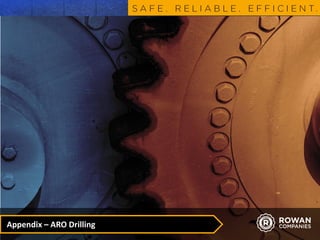 Appendix – ARO Drilling
 
