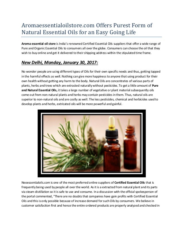 aromaessentialoilstore com offers purest form of natural essential oi form oils