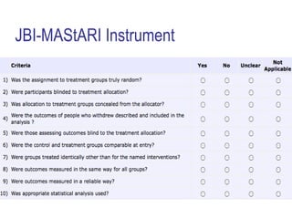 JBI-MAStARI Instrument
 
