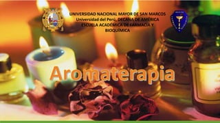 UNIVERSIDAD NACIONAL MAYOR DE SAN MARCOS
Universidad del Perú, DECANA DE AMÉRICA
ESCUELA ACADÉMICA DE FARMACIA Y
BIOQUÍMICA
 