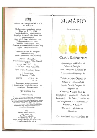 Aromaterapia e massagem