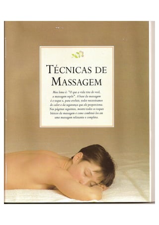 Aromaterapia e massagem
