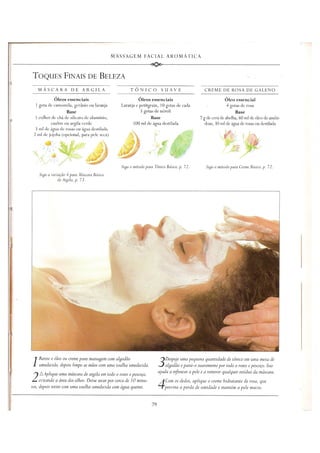 Aromaterapia e massagem