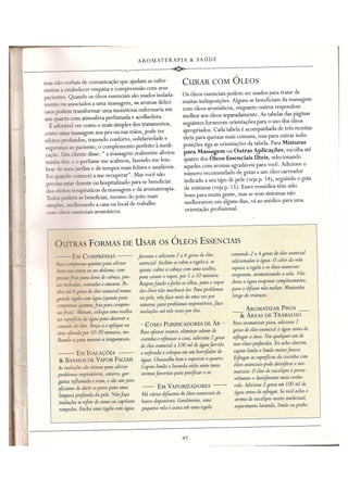 Aromaterapia e massagem