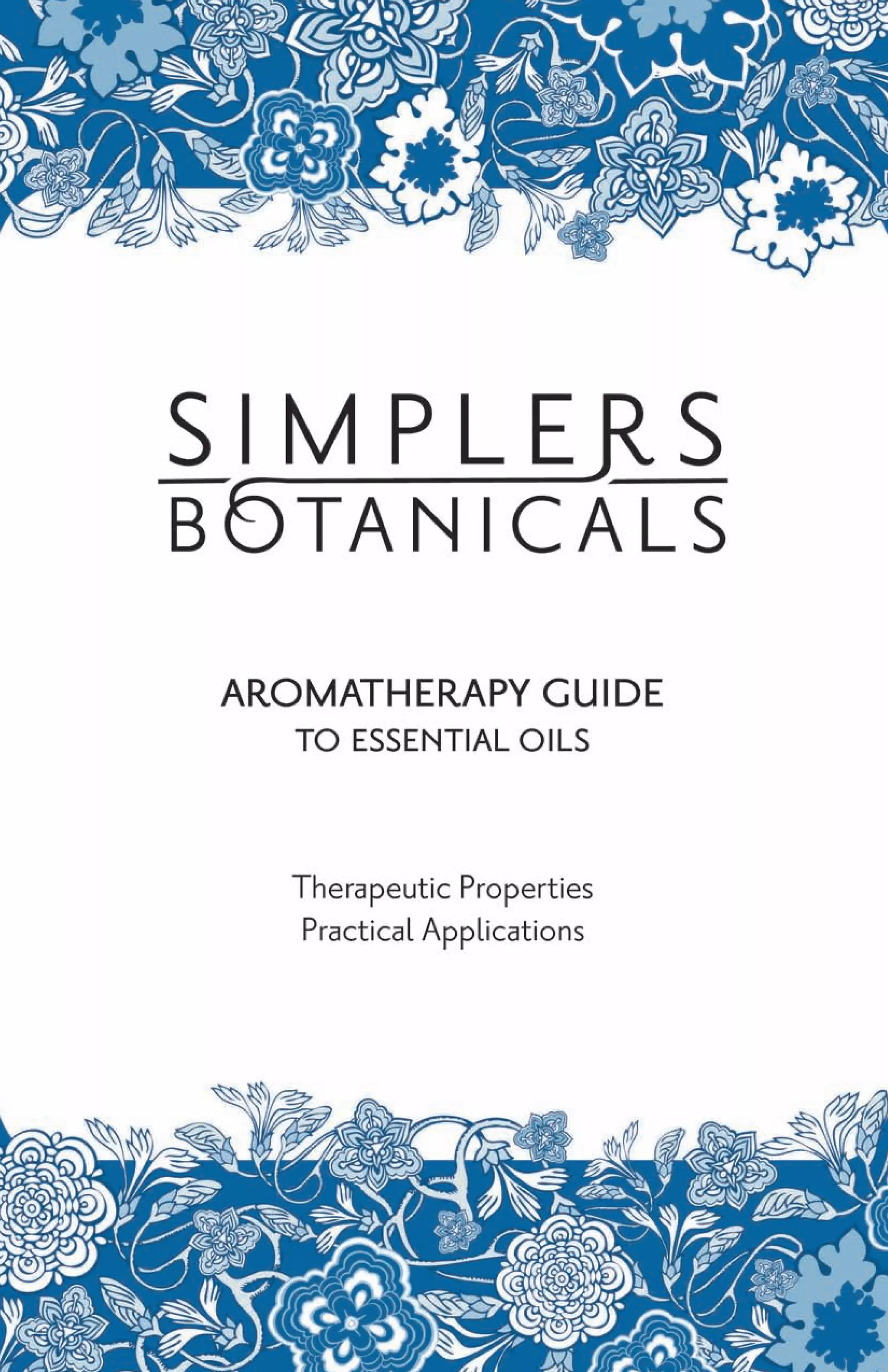 Aromatherapy guide PDF