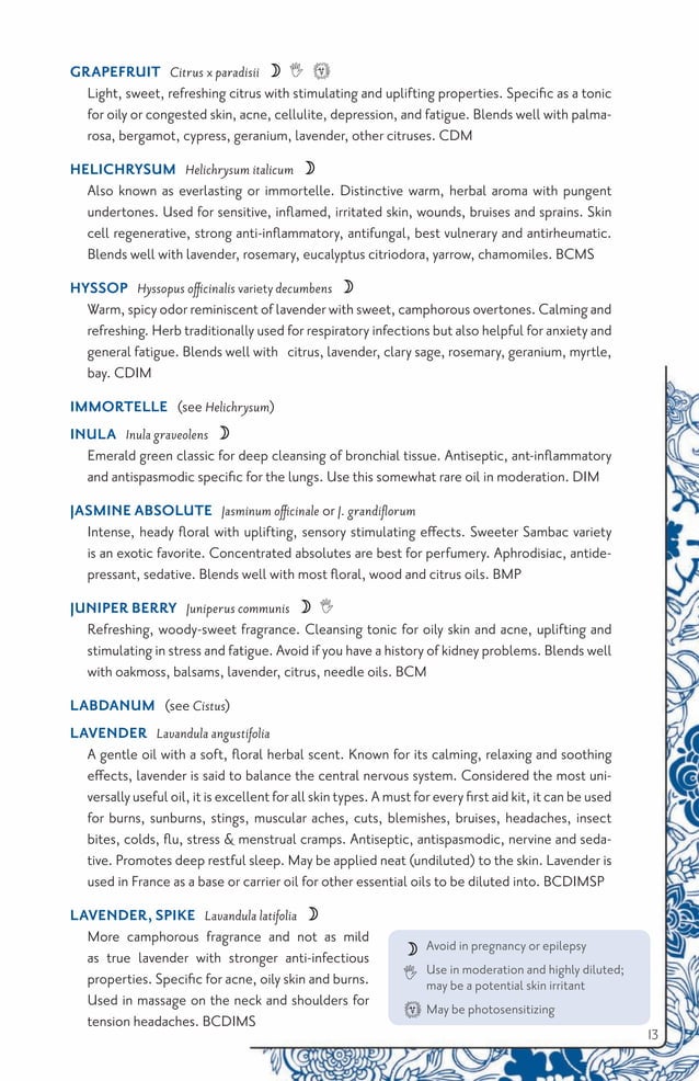Aromatherapy guide PDF