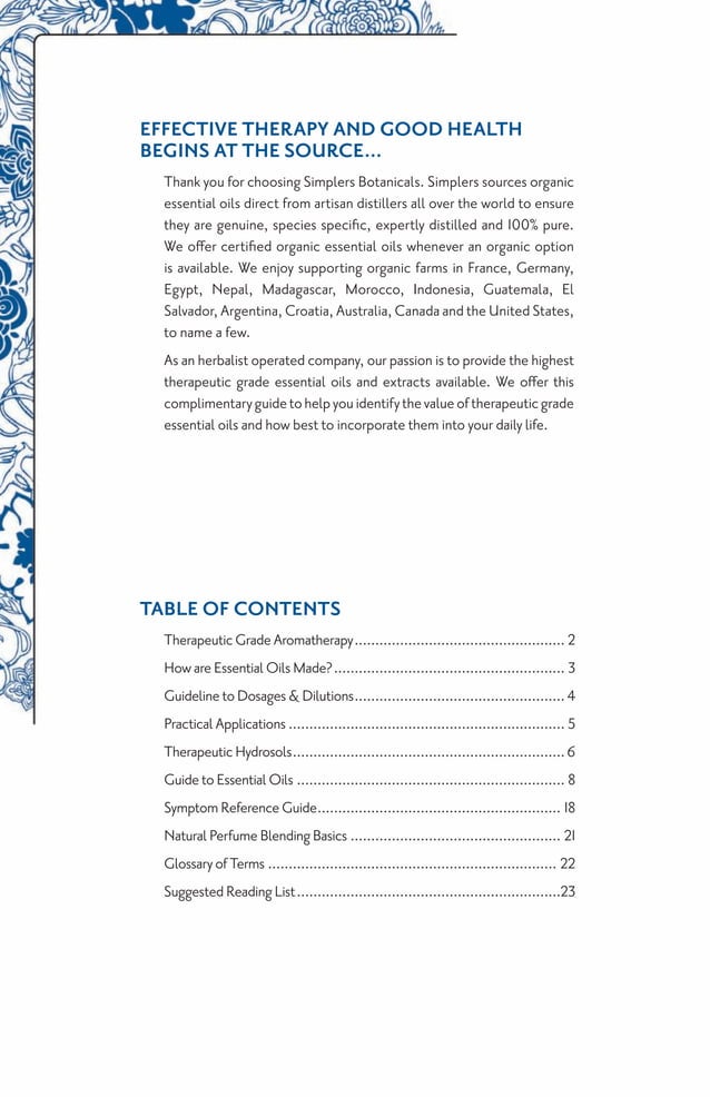 Aromatherapy guide PDF