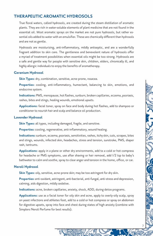 Aromatherapy guide PDF