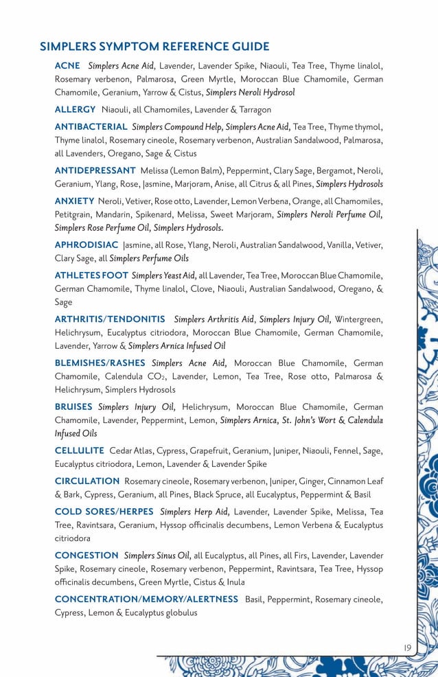 Aromatherapy guide PDF