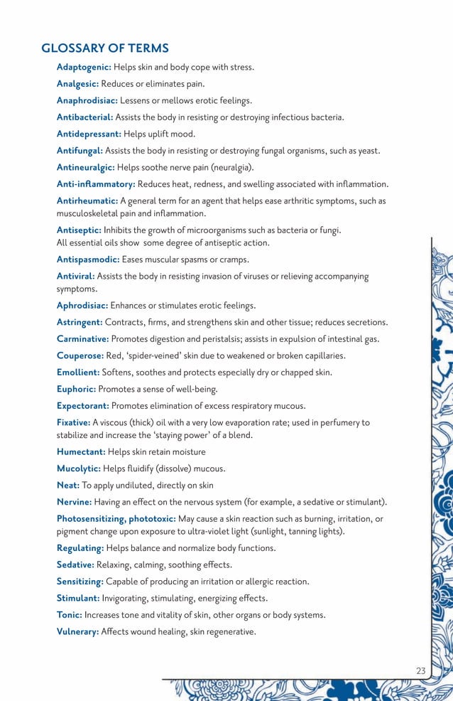 Aromatherapy guide PDF