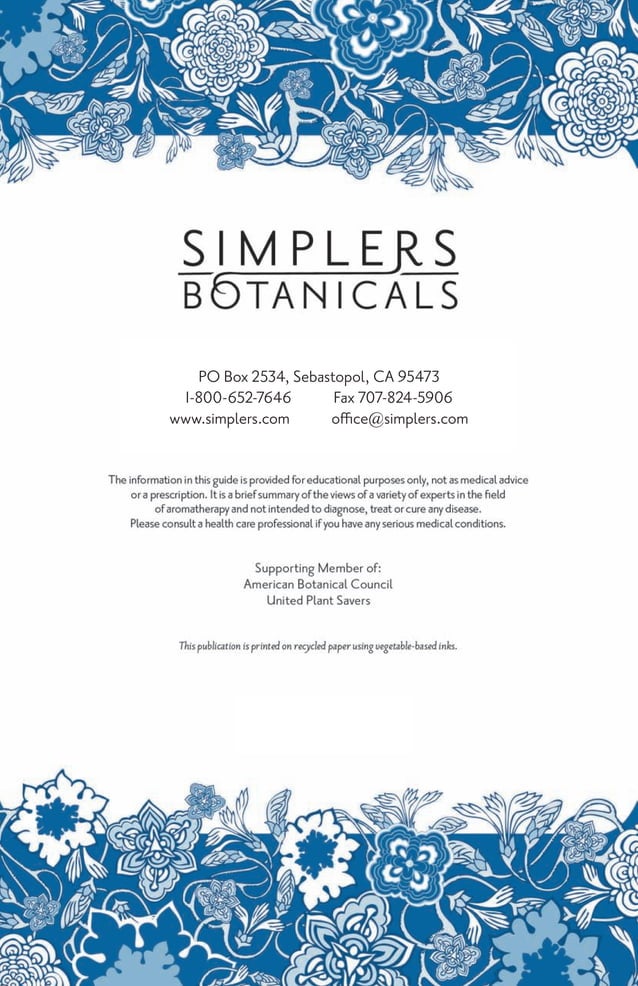 Aromatherapy guide PDF