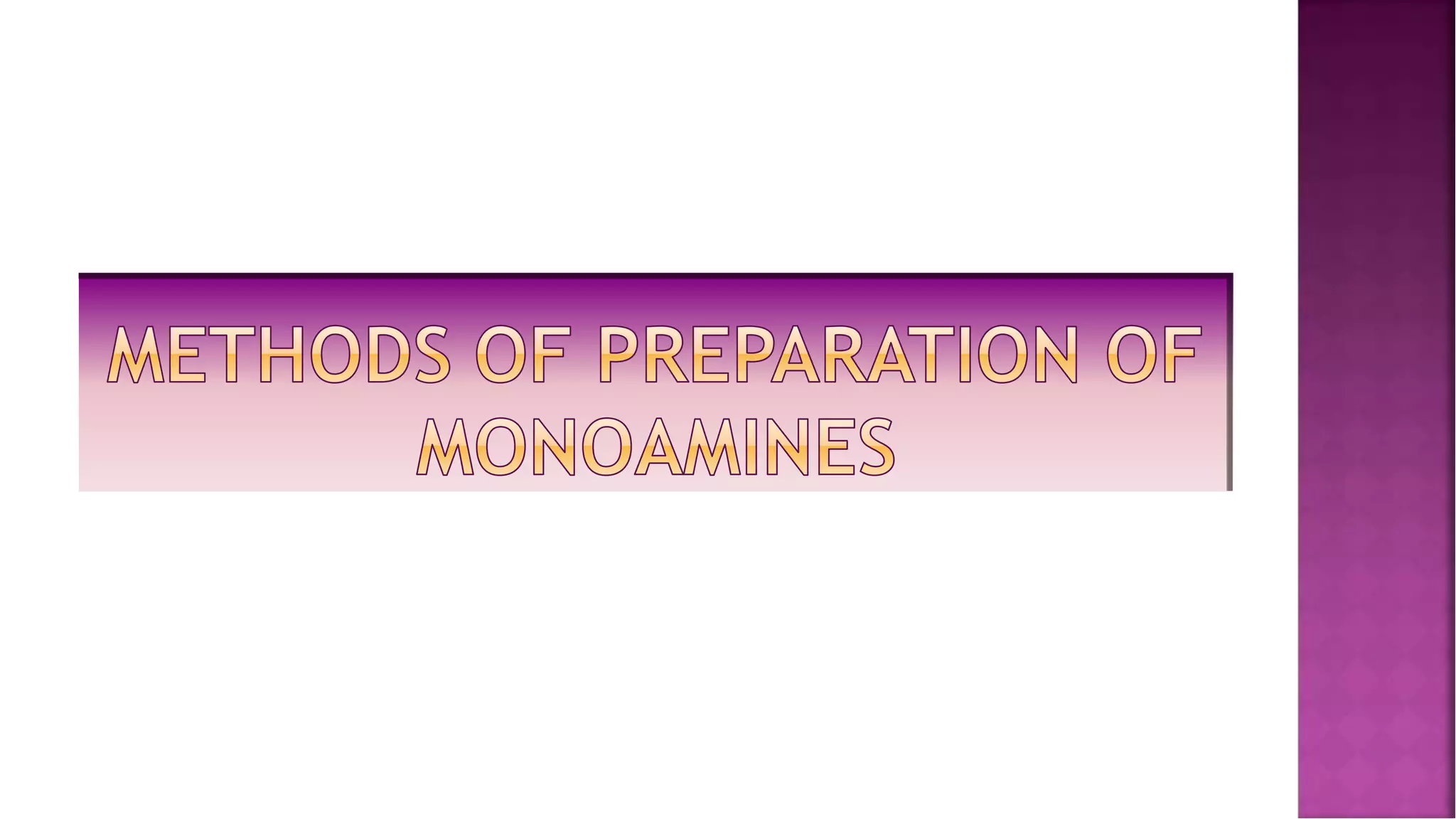 Methods of preparation of Aromatic amines | PDF