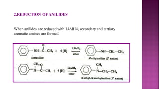 Methods of preparation of Aromatic amines | PDF