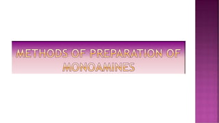 Methods of preparation of Aromatic amines | PDF