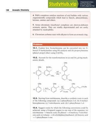 128 Aromatic Chemistry
 