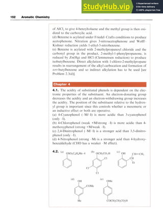 152 Aromatic Chemistry
 