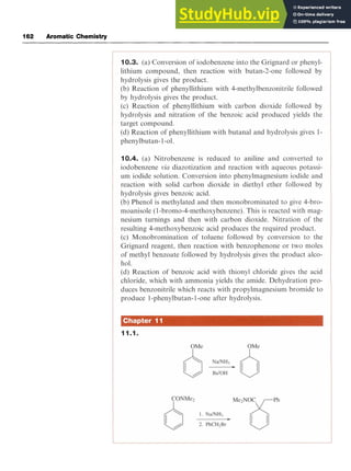 162 Aromatic Chemistry
 