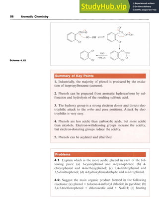 56 Aromatic Chemistry
Scheme 4.15
 