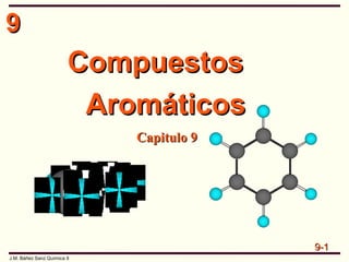 99
9-9-11
J.M. Báñez Sanz Química II
CompuestosCompuestos
AromáticosAromáticos
Capitulo 9Capitulo 9
 