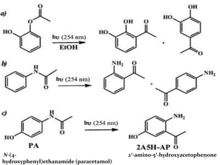 2′-amino-5′-hydroxyacetophenoneN-(4-
hydroxyphenyl)ethanamide (paracetamol)
11
 