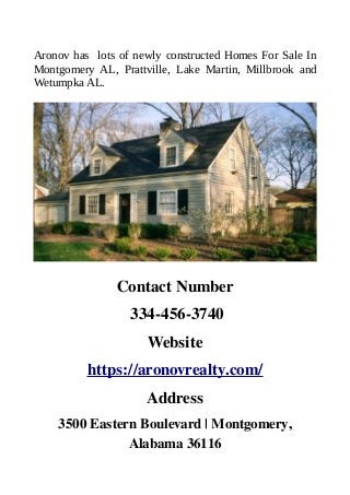 Aronov Home Rentals Montgomery Al