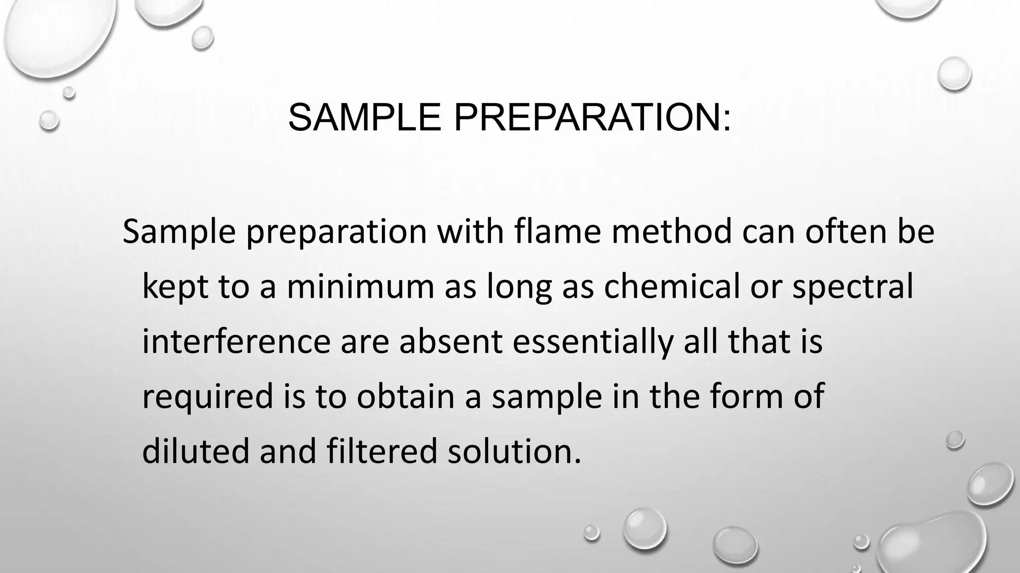 atomic absorption spectrophotometry (sample preparation) | PPTX