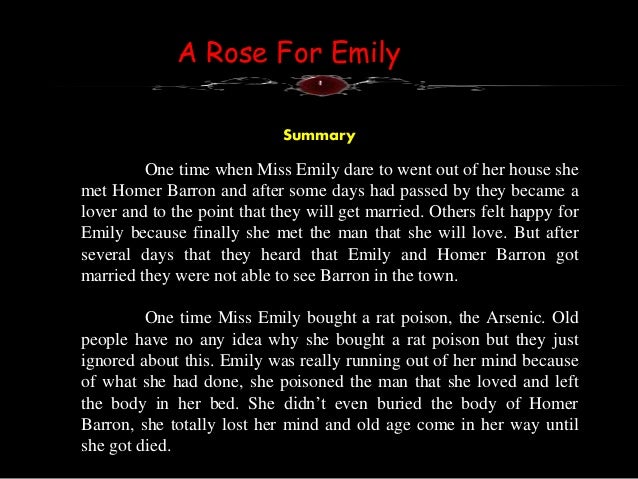 A Rose For Emily