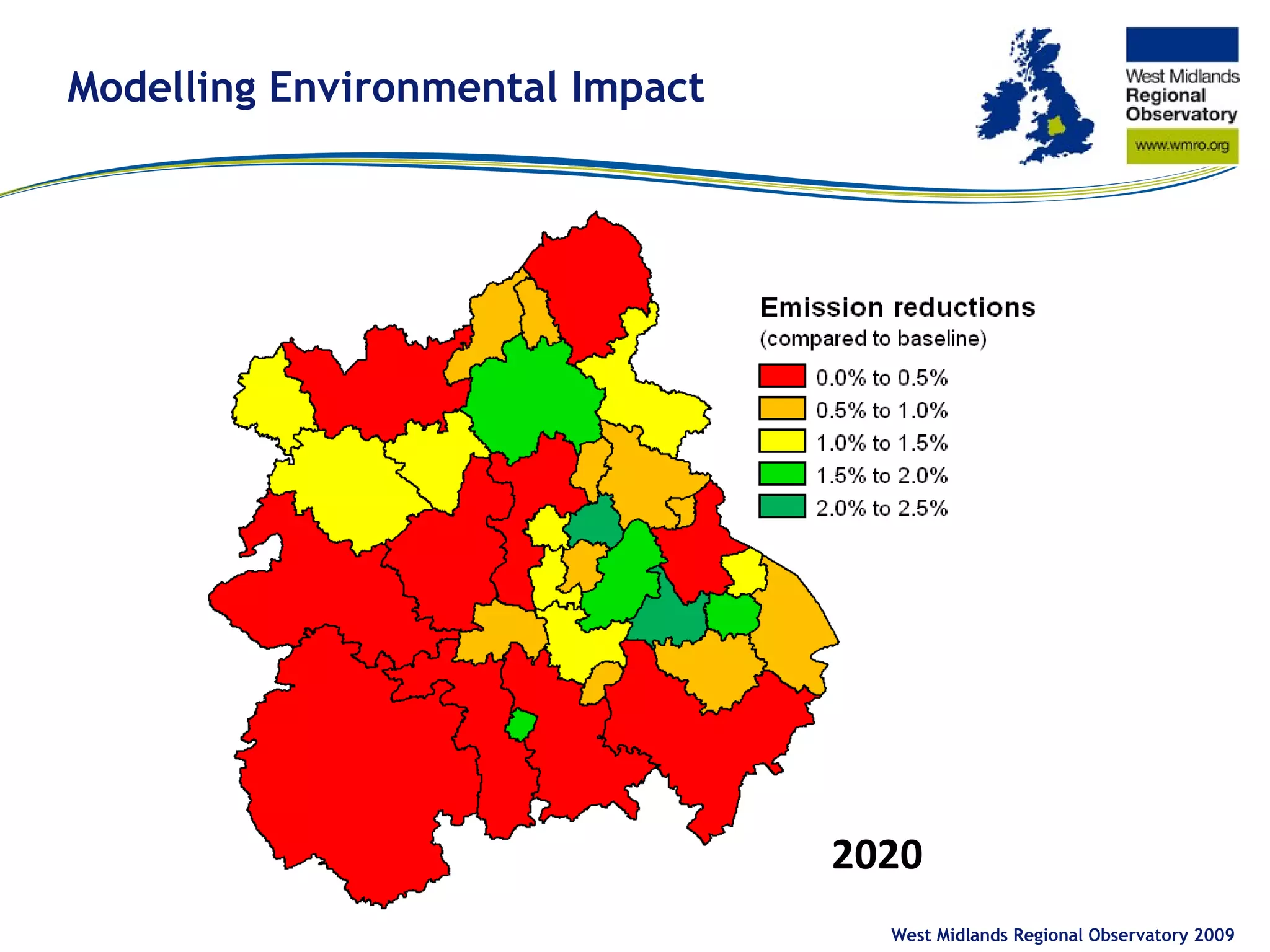 Modelling Environmental Impact West Midlands Regional Observatory 2009 2020 