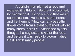 A Rose That God Created | PPT