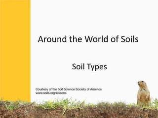 Around the World of Soils
Soil Types
 