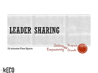 10 minutes Free Space
 