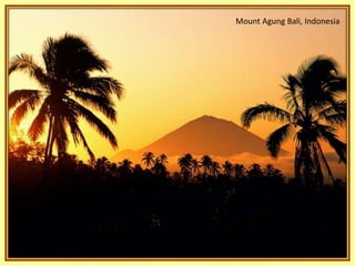  Mount Agung Bali, Indonesia