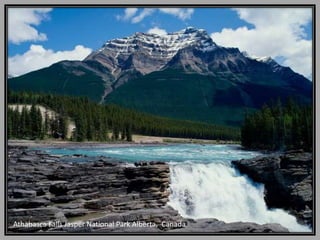 Athabasca Falls Jasper National Park Alberta,  Canada