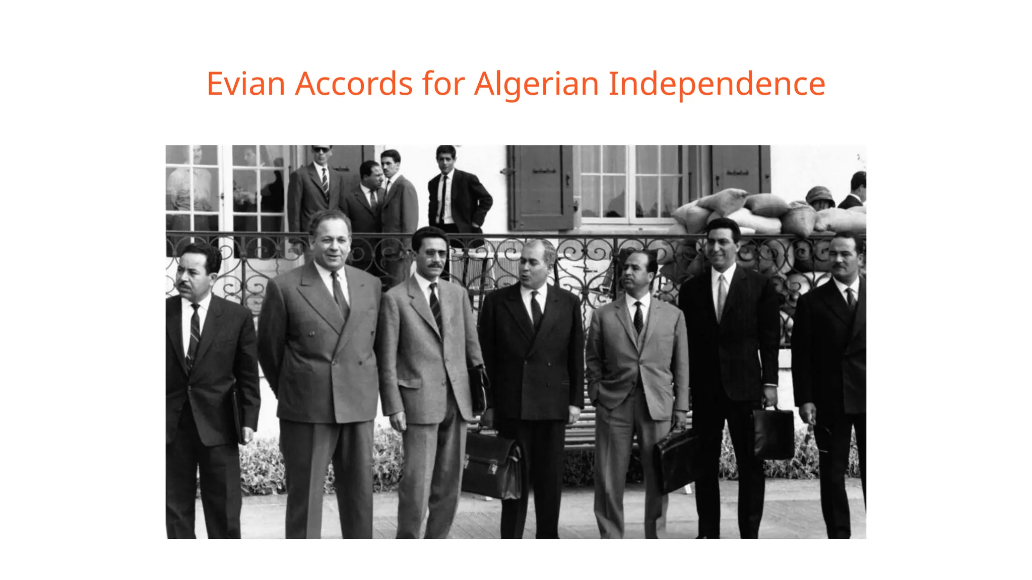 Evian Accords for Algerian Independence
 