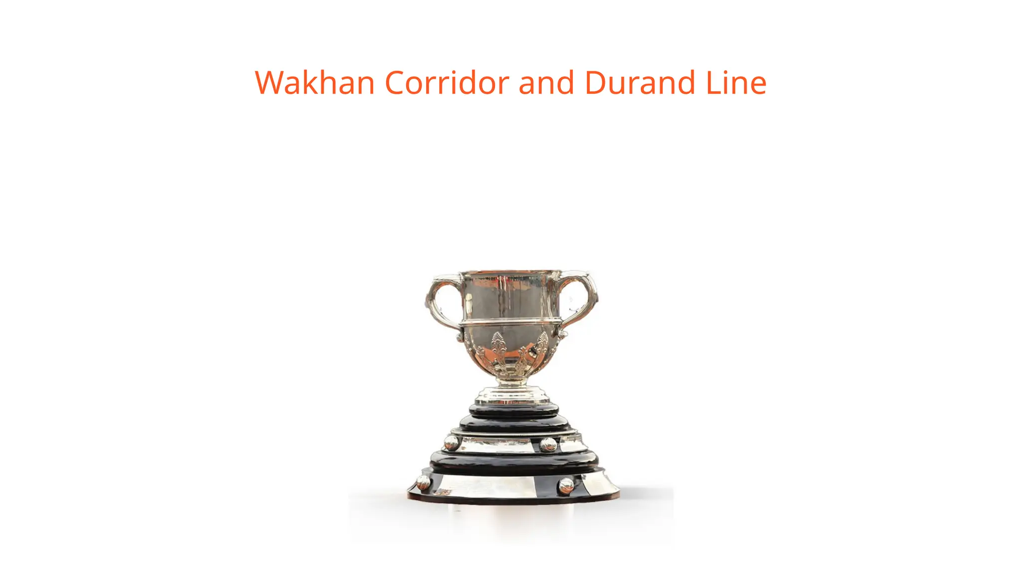 Wakhan Corridor and Durand Line
 