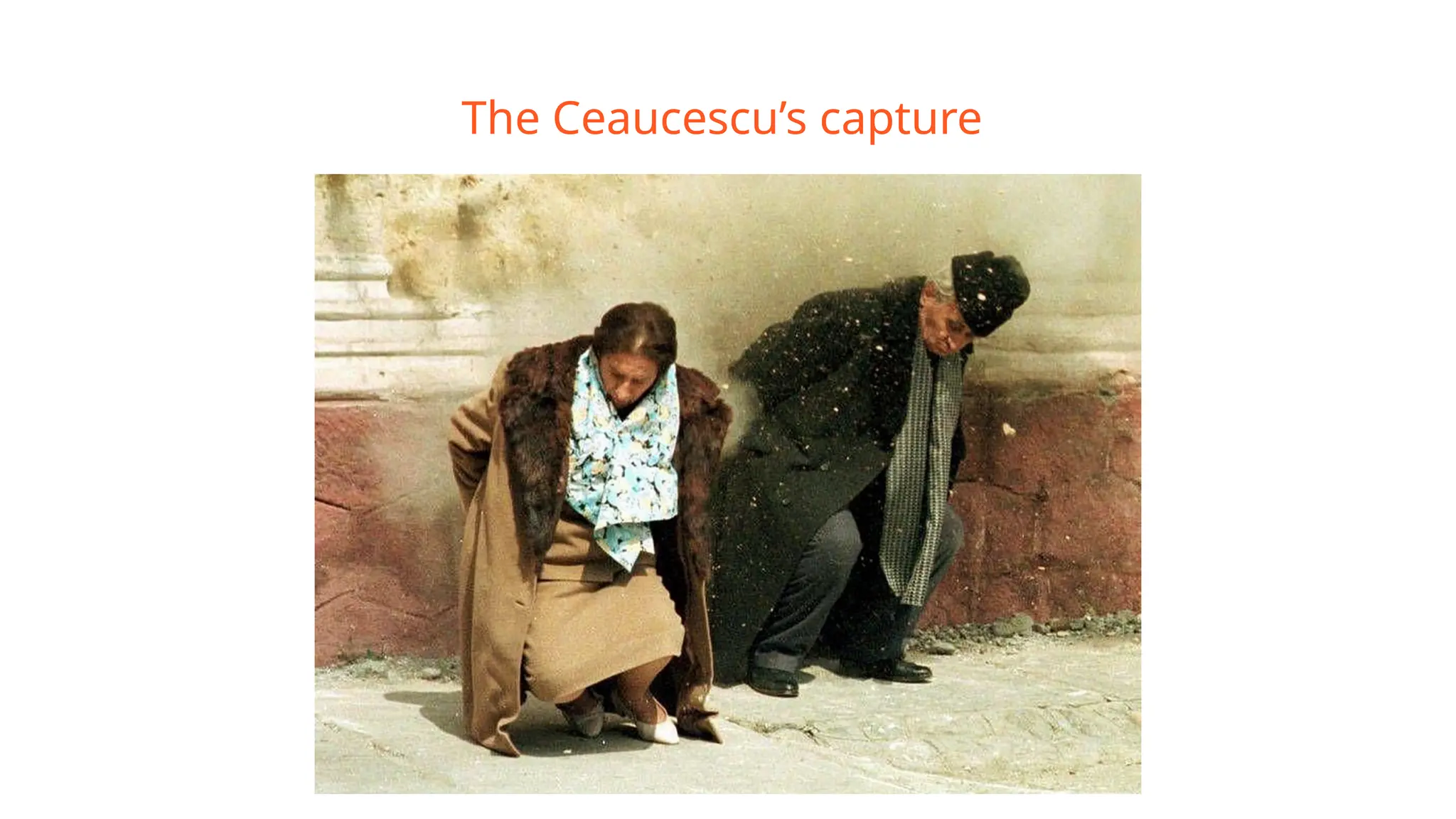 The Ceaucescu’s capture
 