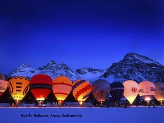 Hot Air Balloons, Arosa, Switzerland
 