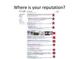 Where is your reputation?