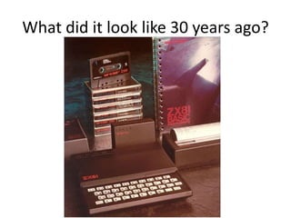 What did it look like 30 years ago?