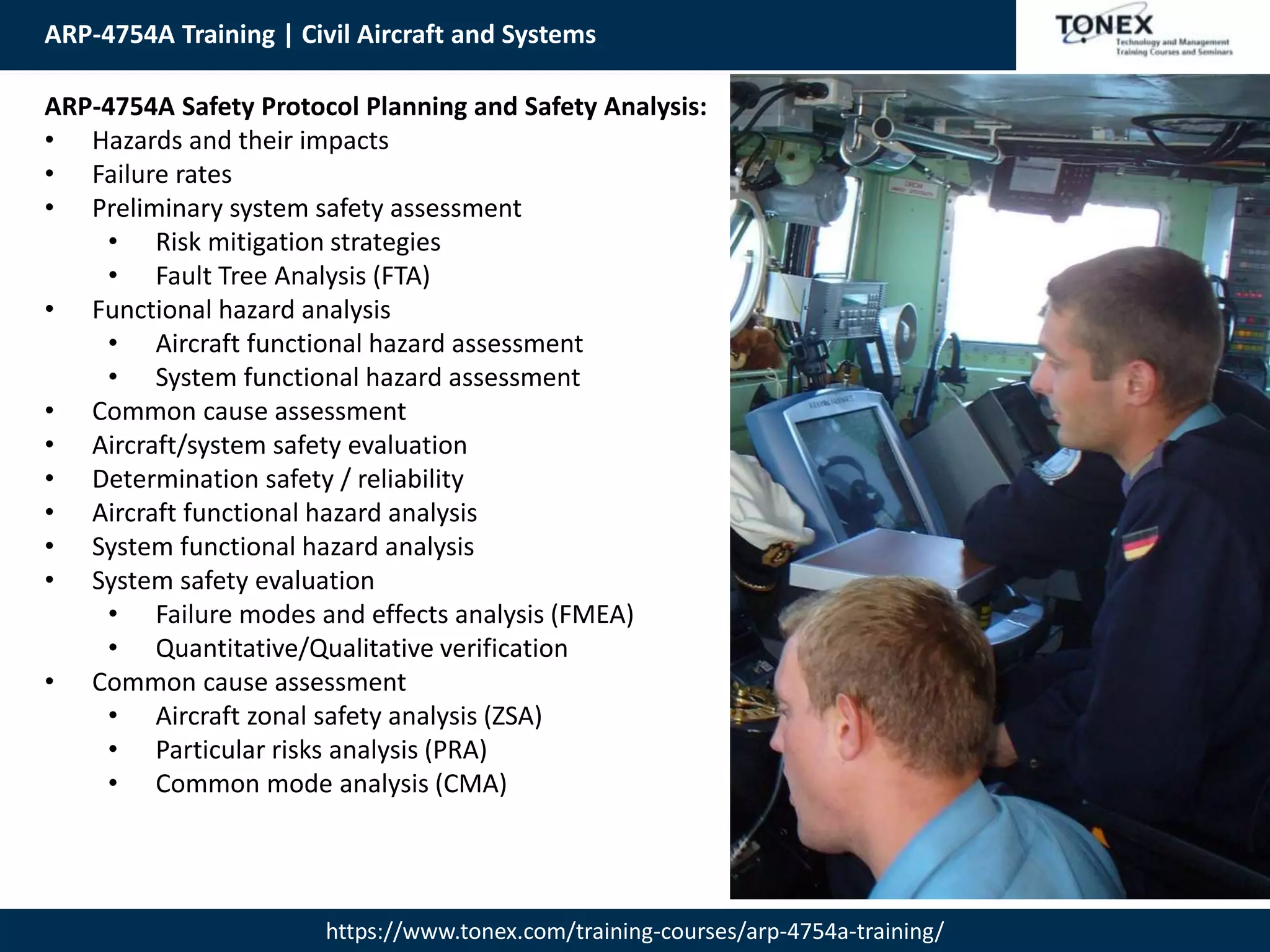 ARP-4754A Training - Civil Aircraft and Systems : Tonex | PPTX