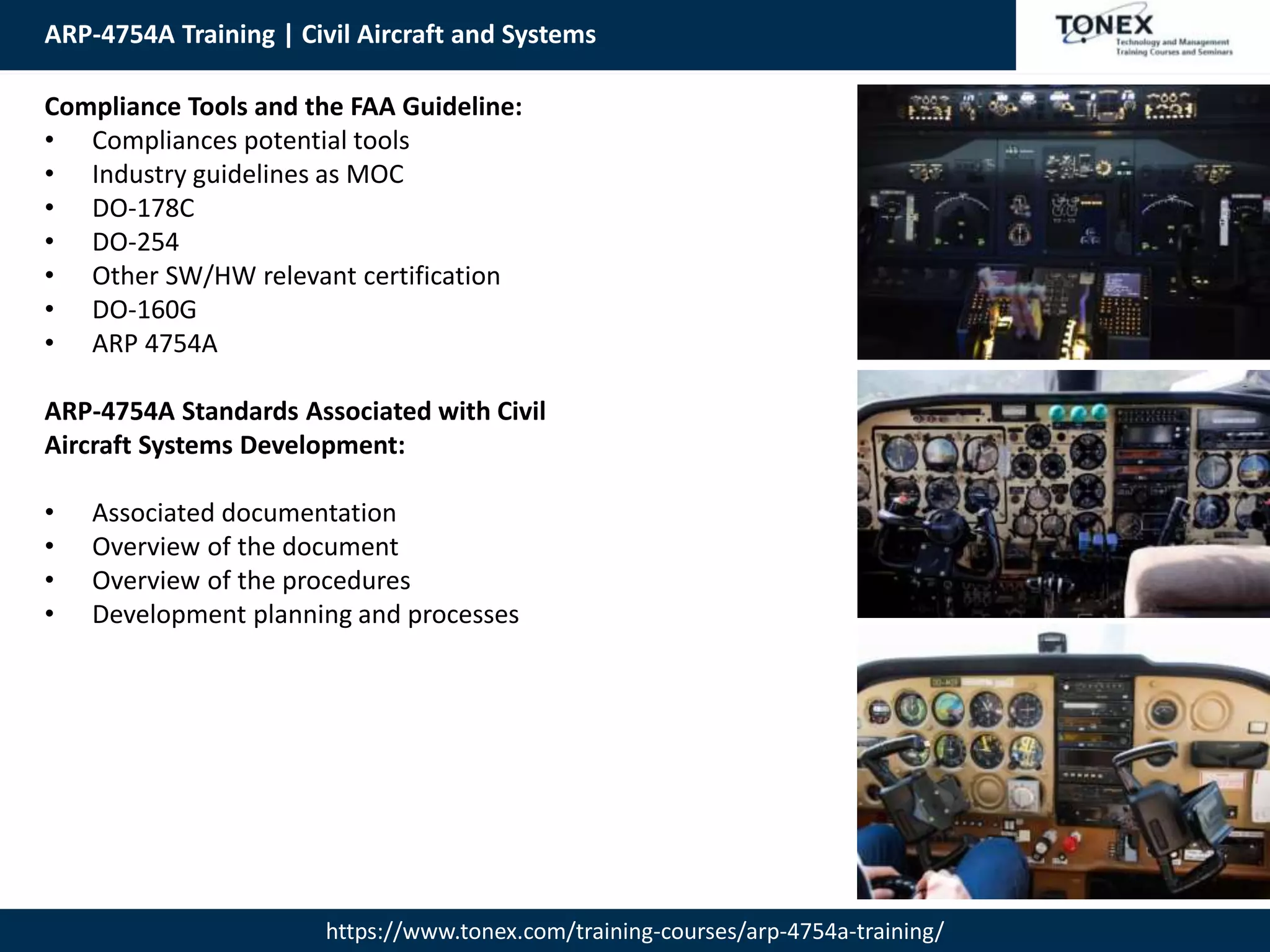 ARP-4754A Training - Civil Aircraft and Systems : Tonex | PPTX