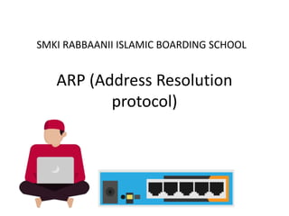 ARP (Address Resolution
protocol)
SMKI RABBAANII ISLAMIC BOARDING SCHOOL
 