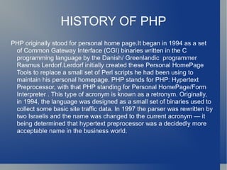 PHP | PPT