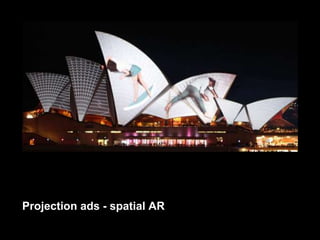 Projection ads - spatial AR
 
