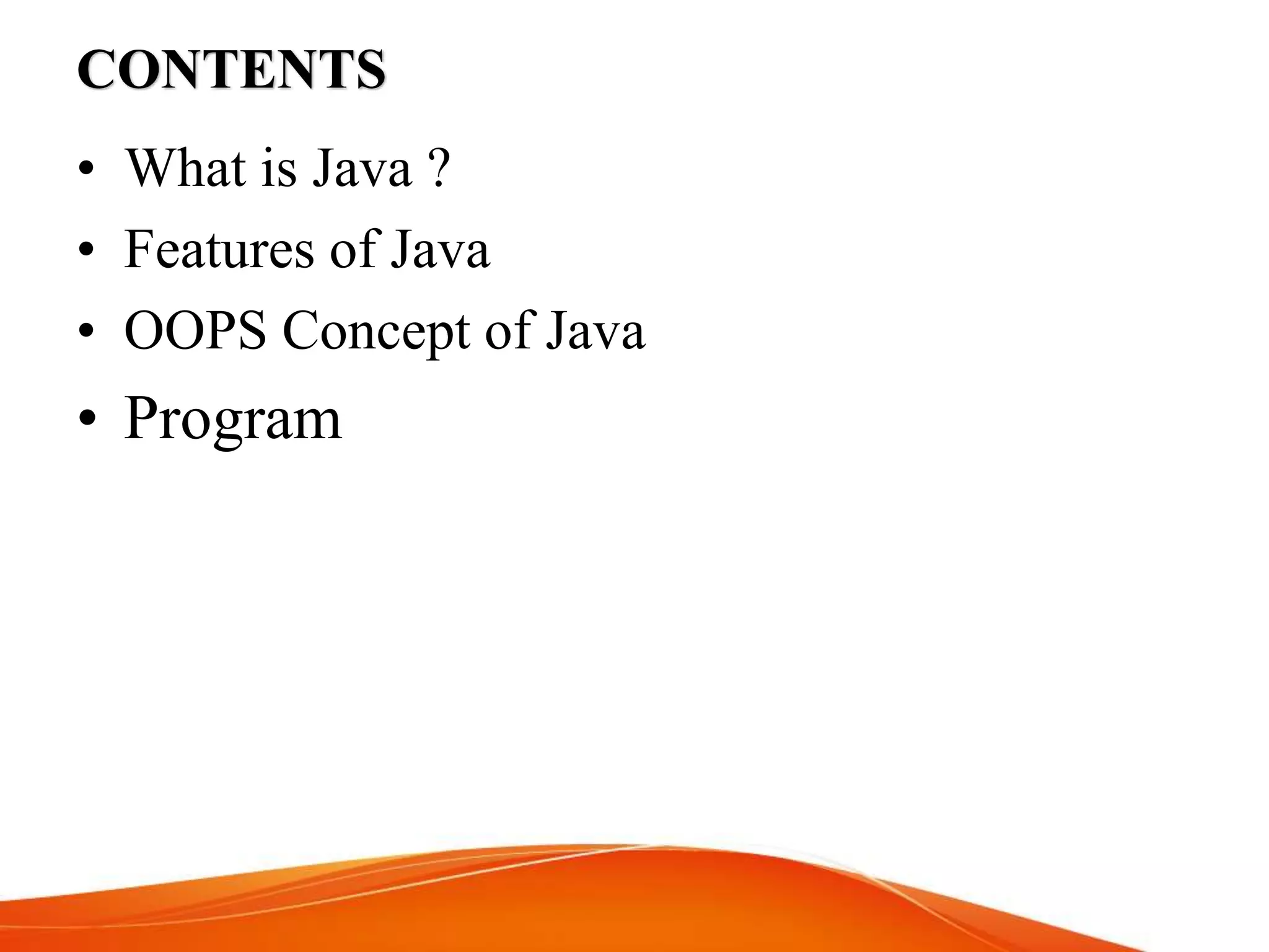 Core Java Presentation | PPT