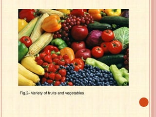 Fig.2- Variety of fruits and vegetables
 